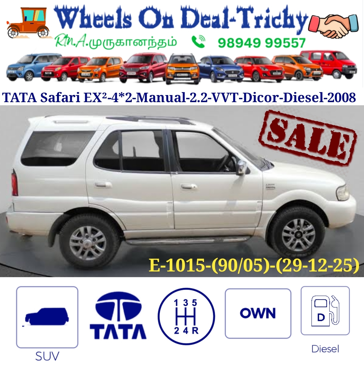 Tata Safari 2.2 Dicor EX 4x2
