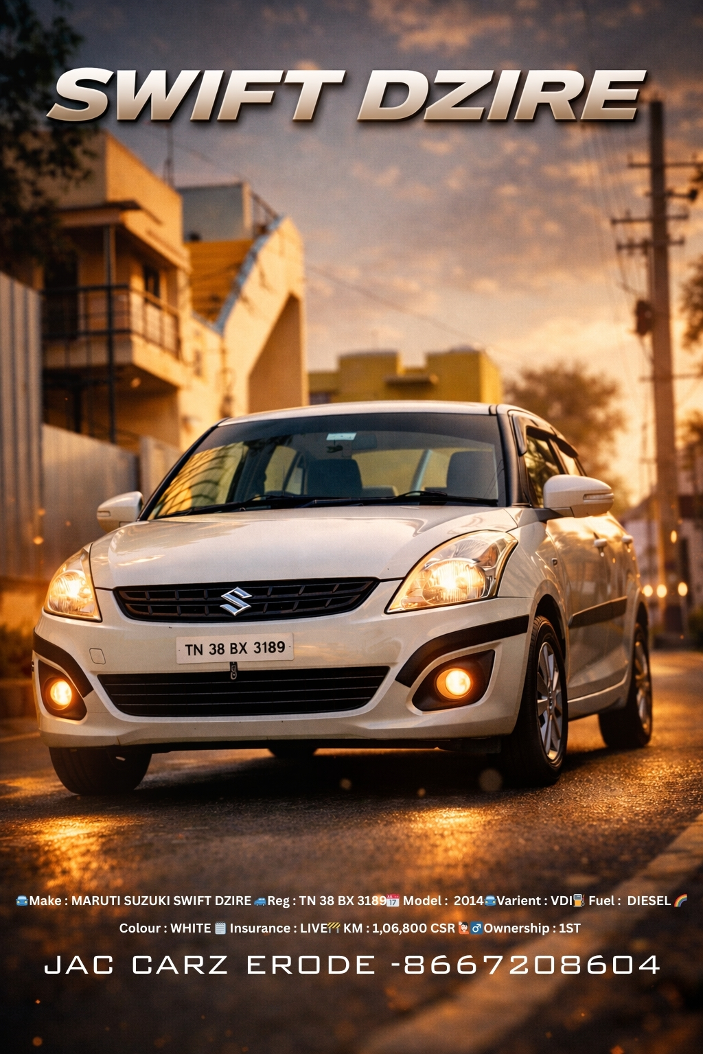 Maruti Suzuki Swift dzire VDI
