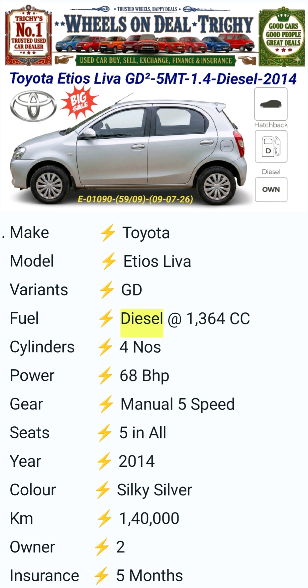 Toyota Etios Liva - Image 3